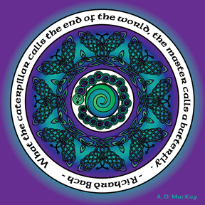 celtic butterfly mandala