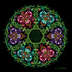 celtic fairy mandala