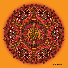 celtic fall fairy mandala