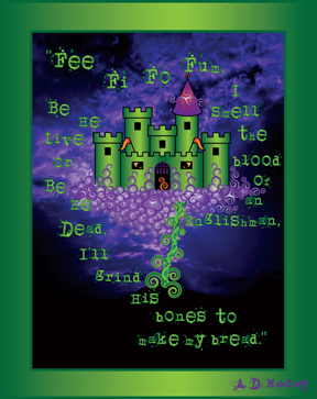 celtic jack in the beanstalk in green