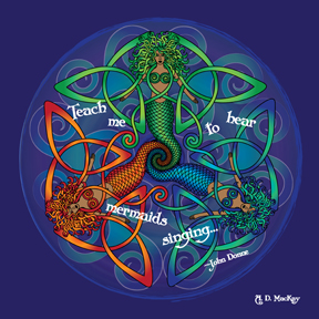 celtic mermaid mandala