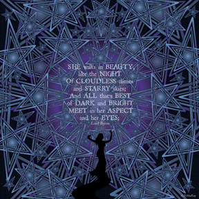 celtic she walks in beauty
