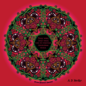 celtic summer fairy mandala