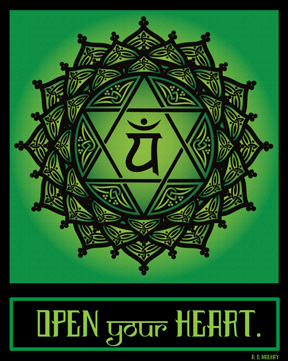 celtic tribal heart chakra