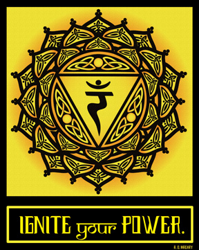 celtic tribal solar plexus chakra