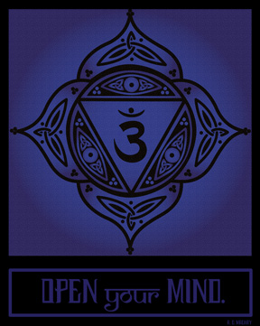 celtic tribal third eye chakra