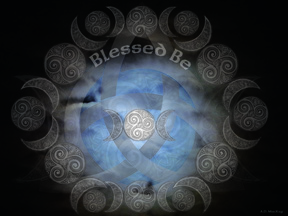 celtic triple moon goddess mandala