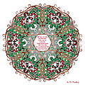 celtic winter fairy mandala