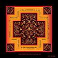 fire dragon celtic cross