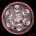 spinning celtic skulls