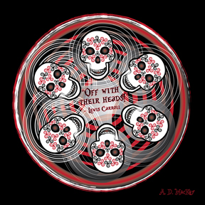 spinning celtic skulls