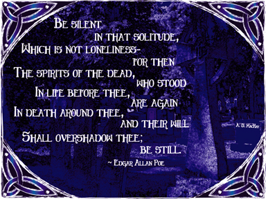 spirits of the dead in violet