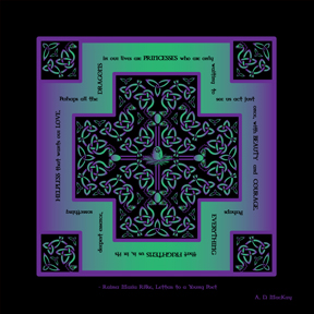 water dragon celtic cross